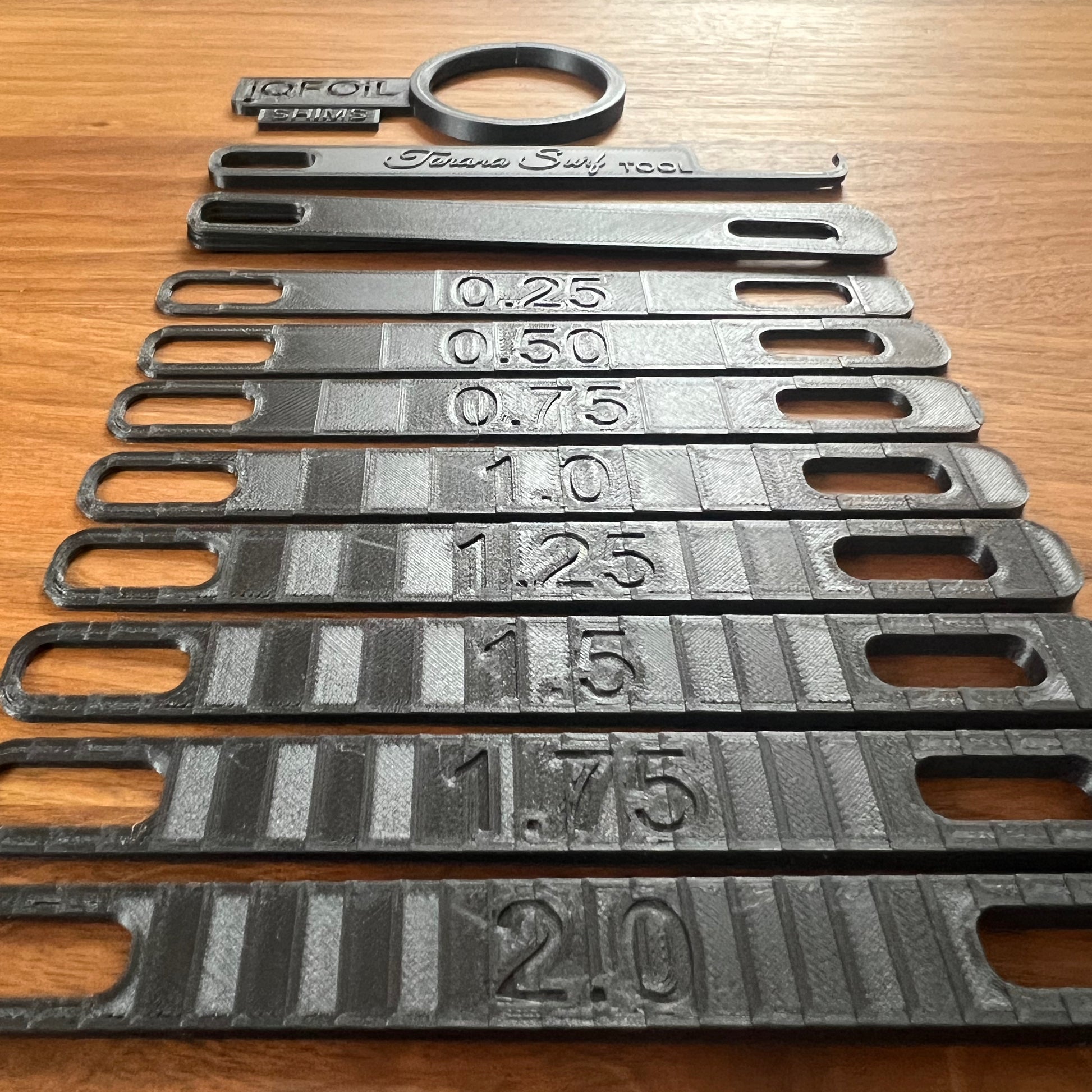 Carbon Fiber Mast Rake Shim Set with tool for removal – Torana Surf