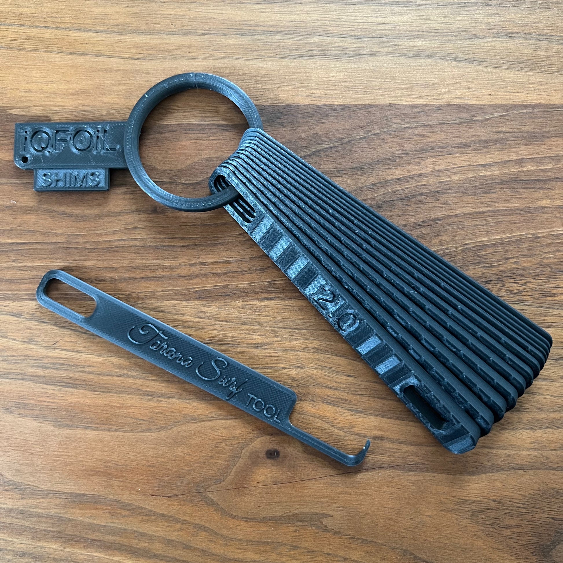 Carbon Fiber Mast Rake Shim Set with tool for removal – Torana Surf